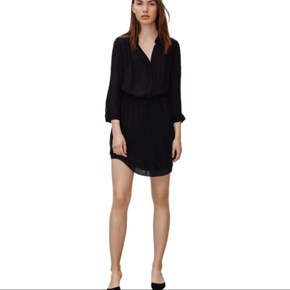 ARITZIA Silk Dress Grey Small